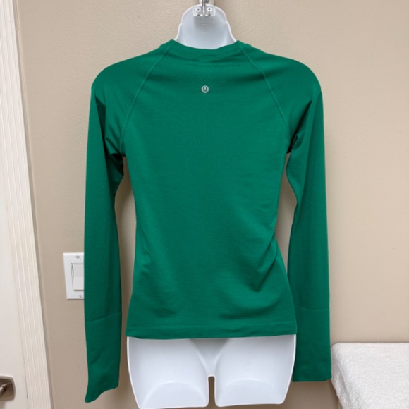 Lululemon Swiftly Tech Long Sleeve Shirt 2.0 *Race Length Green Size 6 $78 - Picture 6 of 15